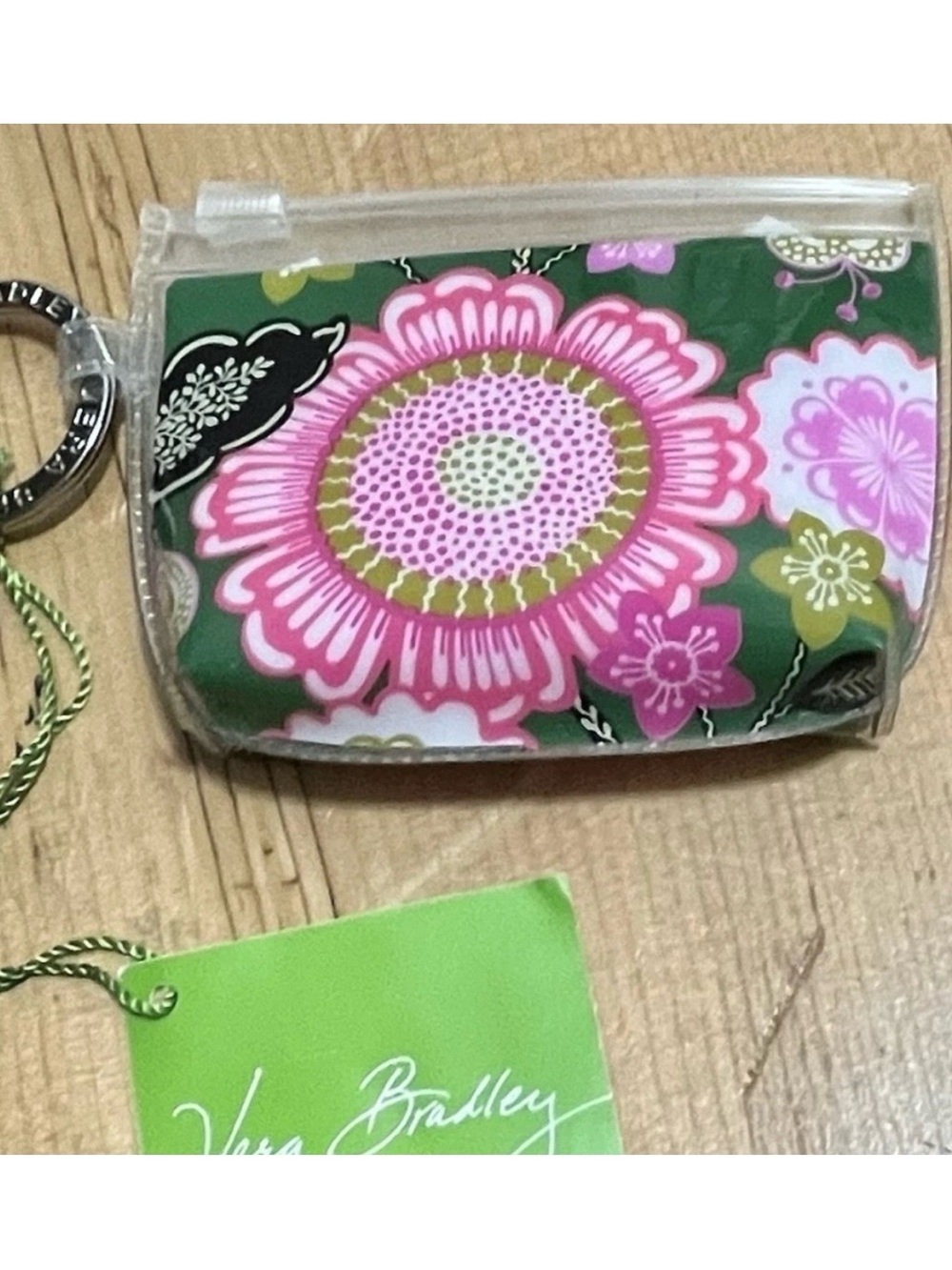 NWT - VERA BRADLEY Zippidy Keychain pouch ~ Olivia Pink - Waterproof wallet